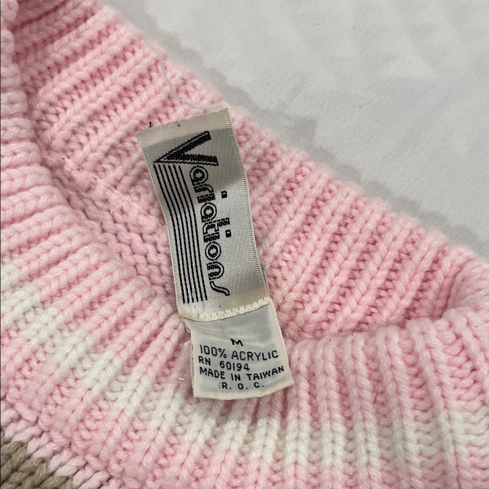 Pink Crew Neck Sweater - Picture 9 of 10